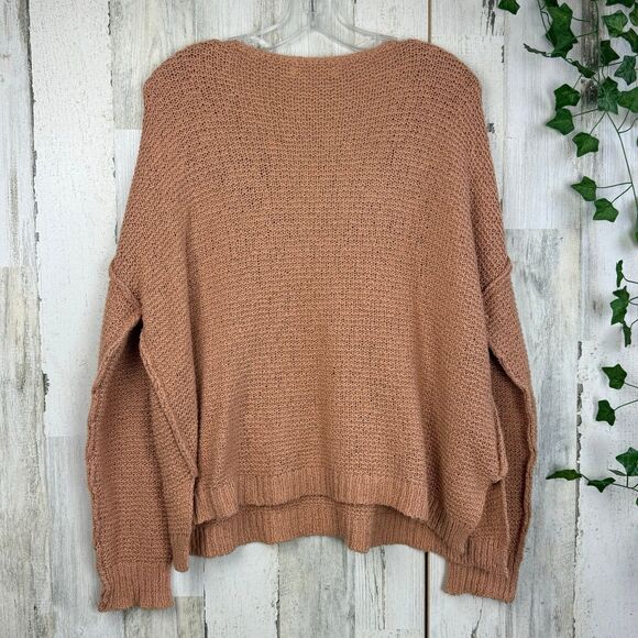 By Together salmon colored oversized sweater. Size medium - Picture 2 of 4